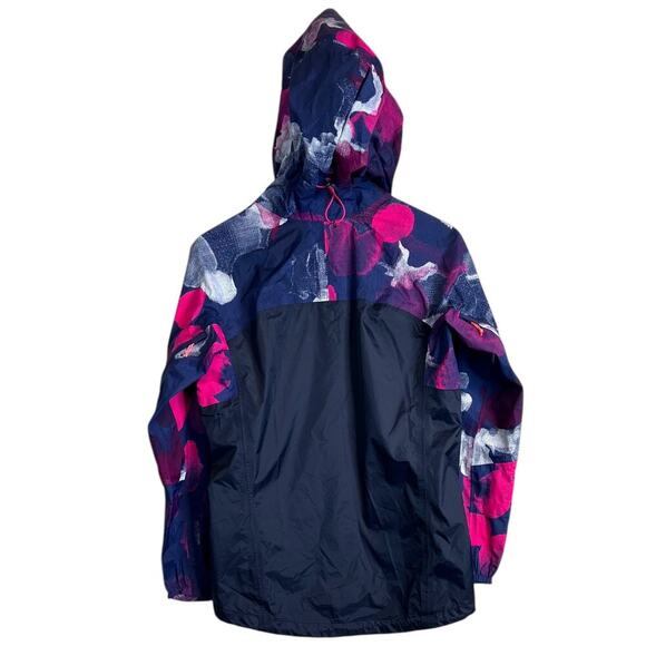HELLY HANSEN On Route Shelter Jacket in Blue & Pink Pattern Outdoor Shell W's XS - Picture 6 of 11